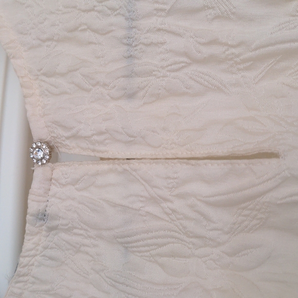 Zara taffeta cream puff mini dress, X-Small - Picture 4 of 5